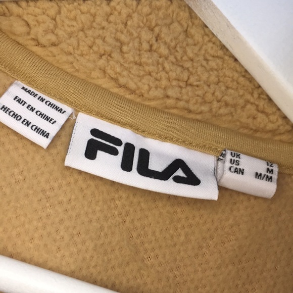 FILA Sherpa Pullover 1/4 Zip - Picture 4 of 6
